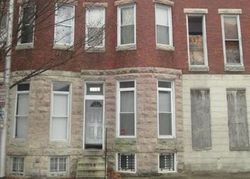 Foreclosure in  MCCULLOH ST Baltimore, MD 21217