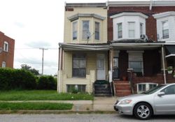 Foreclosure in  N BENTALOU ST Baltimore, MD 21216