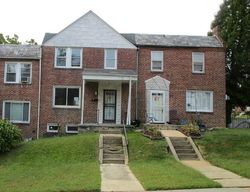 Foreclosure in  WINSTON AVE Baltimore, MD 21212