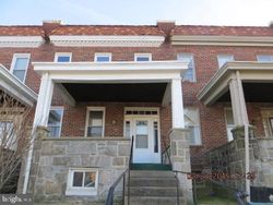 Foreclosure in  W MOSHER ST Baltimore, MD 21216