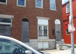Foreclosure in  N WASHINGTON ST Baltimore, MD 21213
