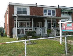 Foreclosure Listing in NORFEN RD HALETHORPE, MD 21227