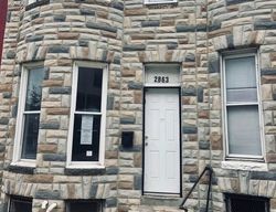 Foreclosure in  W LAFAYETTE AVE Baltimore, MD 21216