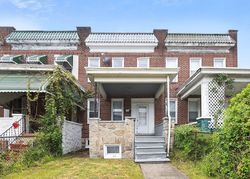 Foreclosure in  RIDGEWOOD AVE Baltimore, MD 21215