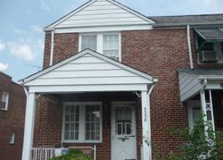 Pre-foreclosure in  BERGER AVE Baltimore, MD 21206
