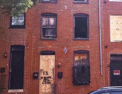 Pre-foreclosure in  S CAREY ST Baltimore, MD 21223